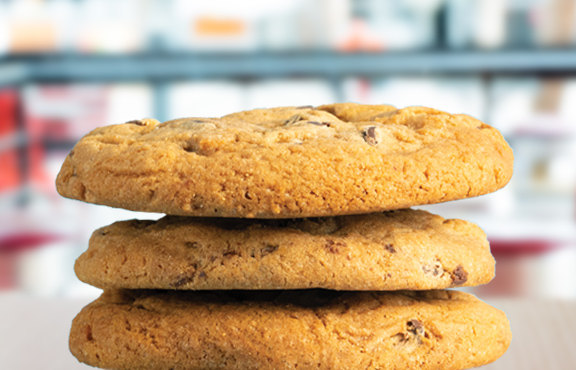 3 Pack of Freshly-Baked Chocolate Chip Cookies